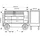 BAHCO Werkstattwagen Stahl 1505 mm x 500 mm x 1218 mm orange 8 Schubladen mit Seitenschrank