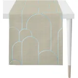 APELT Tischläufer ¦ beige ¦ Synthetik ¦ Maße (cm): B: 44