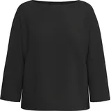 s.Oliver Sweatshirt Jacquard Schwarz 40