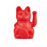 donkey Products Winkekatze Lucky Cat Maneki Neko Rot rot