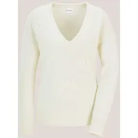 Madeleine Longpullover mit floralem Design Weiß 40/42