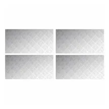 vidaXL Rautenscheiben 4 Pcs Silber 100 X 50 Cm Aluminium Vidaxl