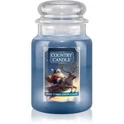 Country Candle Here Comes Santa Claus Duftkerze 680 g