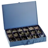 Conrad Schrauben-Sortiment 2110 Teile Metall blau