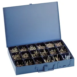 Conrad Schrauben-Sortiment 2110 Teile Metall blau