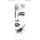 HOME WOHNIDEEN Face Right Klettband 60 x 245 cm grau