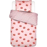 Covers & Co Kiss my Sass rosa (135x200+80x80cm)