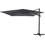 MCW Ampelschirm A96 3x4m Alu Anthrazit ohne Ständer Drehbar