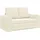 vidaXL Schlafsofa 2-in-1 Creme Samt