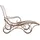 deluke SENTA Sonnenliege 140 x 58 x 101 cm Antik-Braun