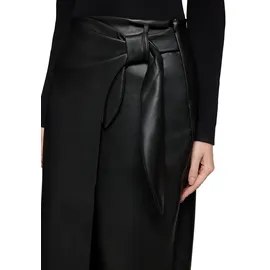 Cartoon Wickelrock Damen Schwarz 42