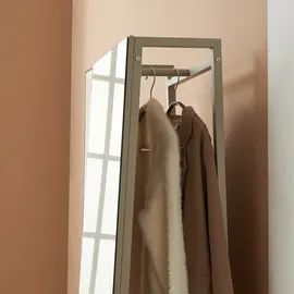 [en.casa] Garderobenspiegel Klilbojle 160 x 40 cm Sandfarben