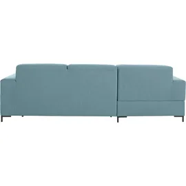 OTTO products Eckcouch Polyester L-Form 2-Sitzer Blau