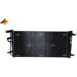 NRF Kondensator, Klimaanlage EASY FIT mit Dichtungen für VAUXHALL OPEL CHEVROLET 4818691 20874703 42458588 350225