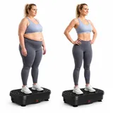 Vibrationsplatte,Vibrationsplatte Testsieger,Rüttelplatte Sport für Zuhause,Vibration Plate 330LBS Belastbar,9 Modi,99 Stufen,Power Plate Vibrationsplatt für Lymphdrainage,Ganzkörpertraining,Abnehmen