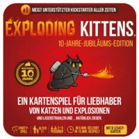 Exploding Kittens Exploding Kittens, 10-Jahre-Jubiläums-Edition (Tin),