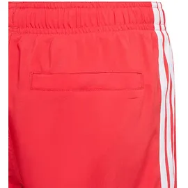 adidas 3 Stripes Badeshorts Pure Ruby/White 15-16 Jahre