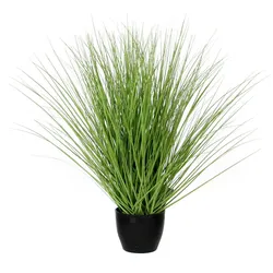 MICA DECORATIONS - Grünes Pvc-Gras mit Topf