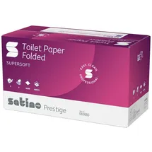 Satino by wepa Einzelblatt-Toilettenpapier prestige 2-lagig, 9.000 Tücher