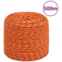 vidaXL Bootsseil Orange 8 mm 500 m Polypropylen
