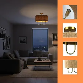 Relaxdays 2-flammige Deckenlampe