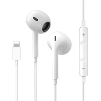 Ymdei Kopfhörer für iPhone, HiFi-Stereo-Kopfhörer mit Geräuschunterdrückung, kabelgebunden, mit Mikrofon und Lautstärkeregler, kompatibel mit iPhone 12/12 Pro/13/11/11 Pro/7/8/8 Plus/X/XR. XS/SE