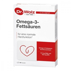 Omega 3 Fettsäuren 500 mg/60% Kapseln