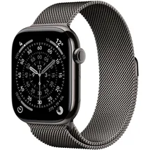 Apple Watch Series 11 GPS + Cellular 46mm Slate Titanium Milanese Loop slate M/L