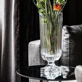Nachtmann Minerva Vase aus Kristallglas, Blumenvase Tischdeko, spülmaschinenfest