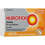 RECKITT NUROFEN Junior 60 mg Zäpfchen
