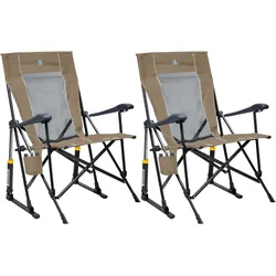 Set GCI faltbarer Schaukelstuhl RoadTrip Rocker Aged Fatigue 2 Stühle