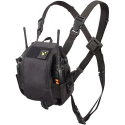 tee-uu IFAK RADIO Chest Rig Funkgeräte-Harnisch Schwarz