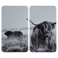 WENKO Highland Cattle schwarz 2 St.