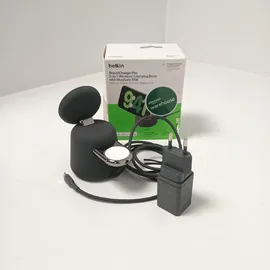 Belkin BOOST CHARGE Pro 2in1 Ladedock mit MagSafe 15 Watt dunkelgrau