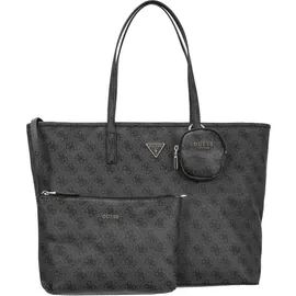 GUESS Shopper Power Play Large Tech Logo Coal Grau Damen