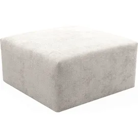 werk2 Hocker Zeus-XL Polyester 80 x 41 x 80 cm Beige
