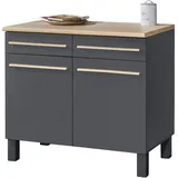 BASIC by Balculina Unterschrank BILBERRY grau