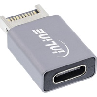 InLine USB 3.2 Adapter, intern USB-E Frontpanel Stecker zu USB-C Buchse