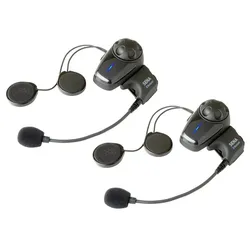 Sena SMH10 Bluetooth Headset Doppelset, schwarz