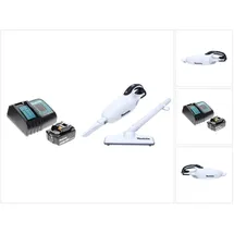 Makita DCL 181 FRM1 W Akku Staubsauger 18 V Weiß + 1x Akku 4,0 Ah + Ladegerät