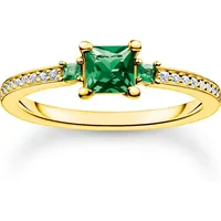 Thomas Sabo Ring gold | grün 56