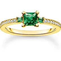 Thomas Sabo Ring gold | grün 56