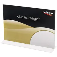 Deflecto Tischaufsteller Classic Image, gerade, A5, Querformat, 210 x