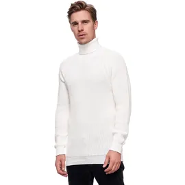 RUSTY NEAL Rollkragenpullover Weiß 3XL