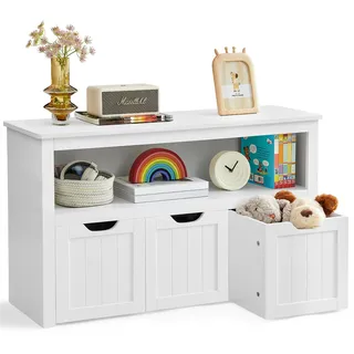 Songmics Aufbewahrungsbox 30 x 102 x 60 cm 1-tlg. weiß