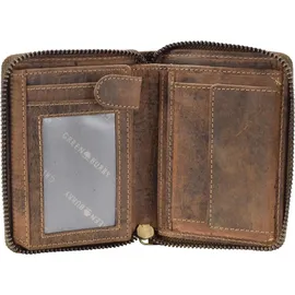 GREENBURRY Vintage Geldbörse Unisex braun