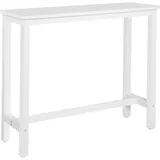 Woltu Bartisch 120 x 100 x 40 cm Weiß