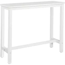 Woltu Bartisch 120 x 100 x 40 cm Weiß