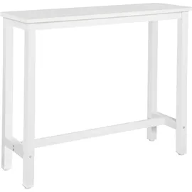 Woltu Bartisch 120 x 100 x 40 cm Weiß