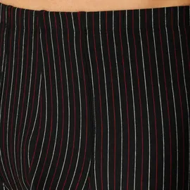 SCHIESSER Boxershorts 95/5 Schwarz / Gestreift S 3er Pack